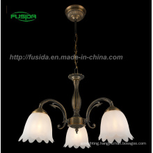 2013 Popular Die-Casting Chandelier Lighting with Glass (D-8105/3)